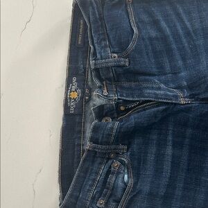 Lucky Brand Men's Dark Blue Slim Straight Jeans